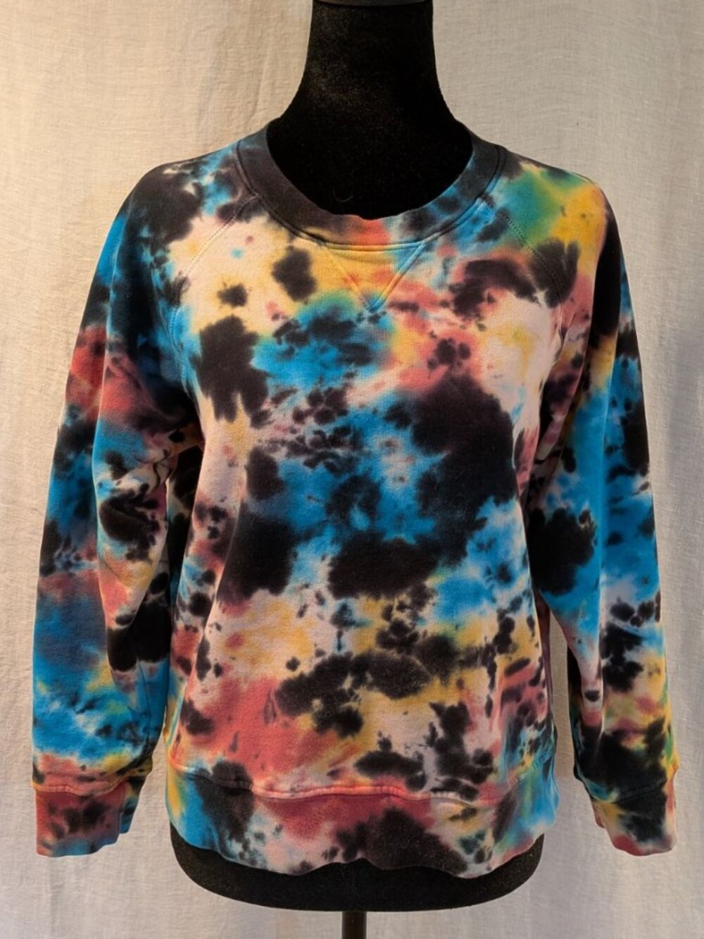 MOTHER The Square tie dye crewneck sweatshirt size XS/S